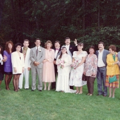 Donna + Roy's wedding, 1991.
