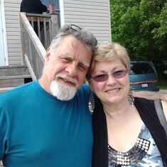 Randy and Janis at the Woodford Hall. A wonderful day spent honoring Brent, June 1st 2013.