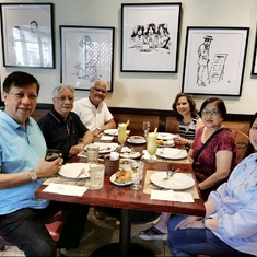 Lunch with Albert & Lorna last February 2020 unknowing he would leave us 3 months after. So sad.