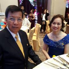 Celebrating the 50th anniversary of UST High School Batch of 1968 at Marriot Hotel in Feb. 2018
