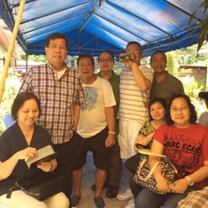 In Naic Cavite during the 50th wedding anniversary of Kuya Mike and Ate Gilda and to welcome Michael