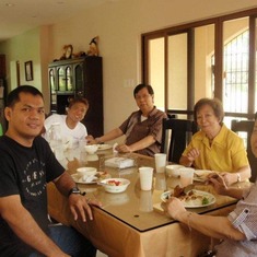At the residence of Rudy and Girlie Vitug in Ponderosa