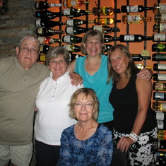 The Douglas Innes gang (Barbra being an honorary member) got together at the 13 1/2 Wine Bar in Hamden.  We had a great time remembering when.