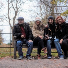 With Marcia, Konrad and Leticia in Richmond park / November 2020