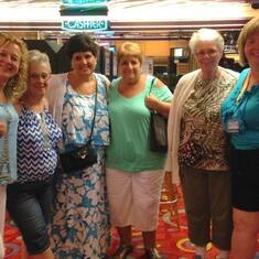 mom and friends and I on cruise
