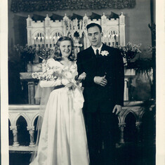 1945, Albe and Ned marry