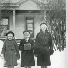 Phyllis, Rachel, and Albe, Feb. 1933