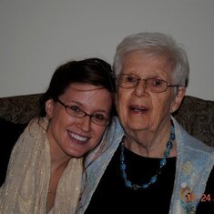 Grandma at Christmas, 2010