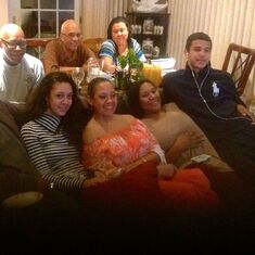 Thanksgiving 2012 with the Campbells. He loved the fried turkey wings!!