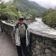 My dad in Ecuador