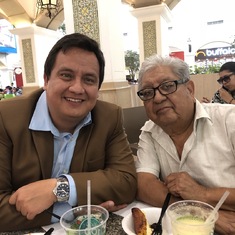 Dad with Julio Roberto in Ecuador