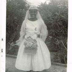 Mama on her wedding day.