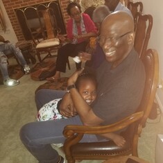 Uncle Alex with Adama, June 2019