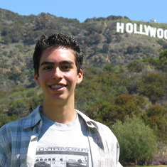 on our Hollywood excursion at age 14