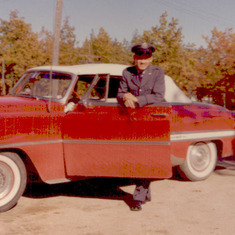 Alex with his Chevy