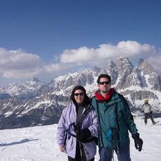 Cortina d'Ampezzo en vacances de Pâques 2009