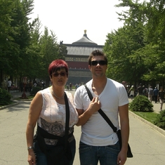 wunderschöne gemeinsame Zeit in Peking 2007 mit seiner Mama und Tante Uschi