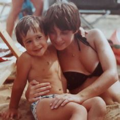 1982 in Italien mit Tante Uschi