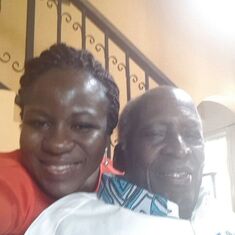 Nana Adwubi and her beloved uncle