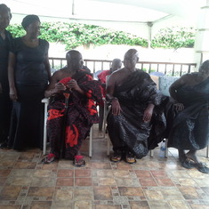 The Kurontihene and his delegation