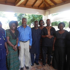 Busumuru Kofi Annan with Dr Letitia Obeng and some family members