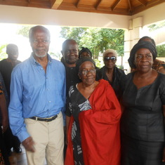 Busumuru Kofi Annan with two of Prof's sisters & Keli's mum