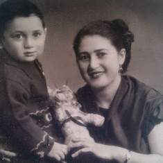 My brother and my mother 