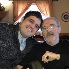 Dad and me at Olive Garden 