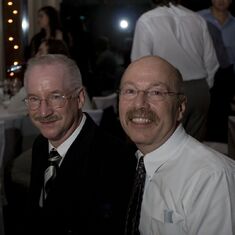 Uncle Al and Larry at our wedding reception