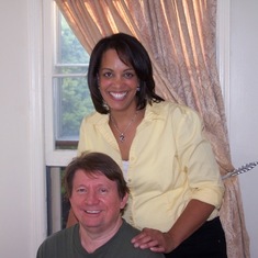 Alex and his wife Rosie, 2010