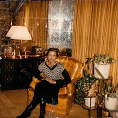 Alfastine was in her late 30s in this photo. Taken in Dayton, Ohio. 