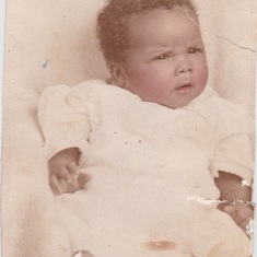 Alfastine as an infant
