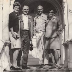 With Marise and Jan Pokorny at 176 Rowayton Avenue in 1968