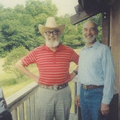 With Dick Seidman, 1986