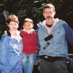 David and Nan Mills with son Kai