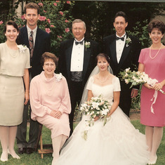 Marriage of son, David to Nan Goodier 1994