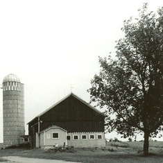 Mills family dairy farm in Wisconsin where Al grew up