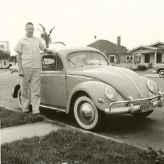 Al and his trusty 1957 Volkswagen