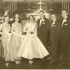 Marriage of Al and Mary Mills in 1956
