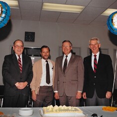 retirement party from General Dynamics, 1990