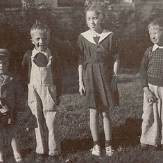Al (far right) and brother John (2nd from left).