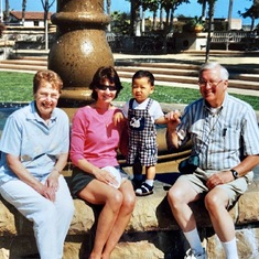 with Mary,  Nan, and Kai in Santa Barbara
