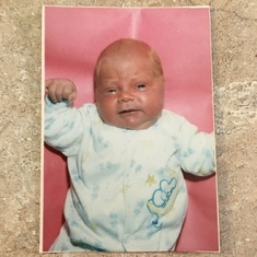 Baby picture of Susan Pollock, Alfred’s daughter born May 12th 1976