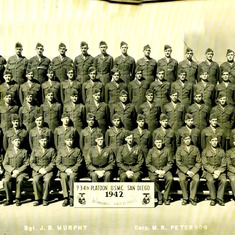 Fred Betti's platoon 1942