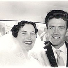Mum and Dad when they got Married 4th June 1960