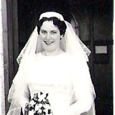 My Beautiful Mum the day she got Married 4th June 1960