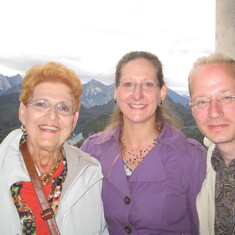 remembering our visit with mom to Neuschwanstein in  late September 2014
