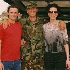 Franklin Robert and Alice Price Parking Lot After Graduation Ceremony Fort Jackson SC March 2002