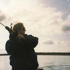 Fishing on King Salmon River, Alaska