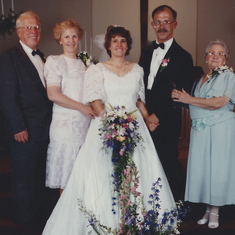 Kathy and Dave's wedding - 1989